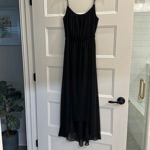 Banana republic dress size 6, long black dress